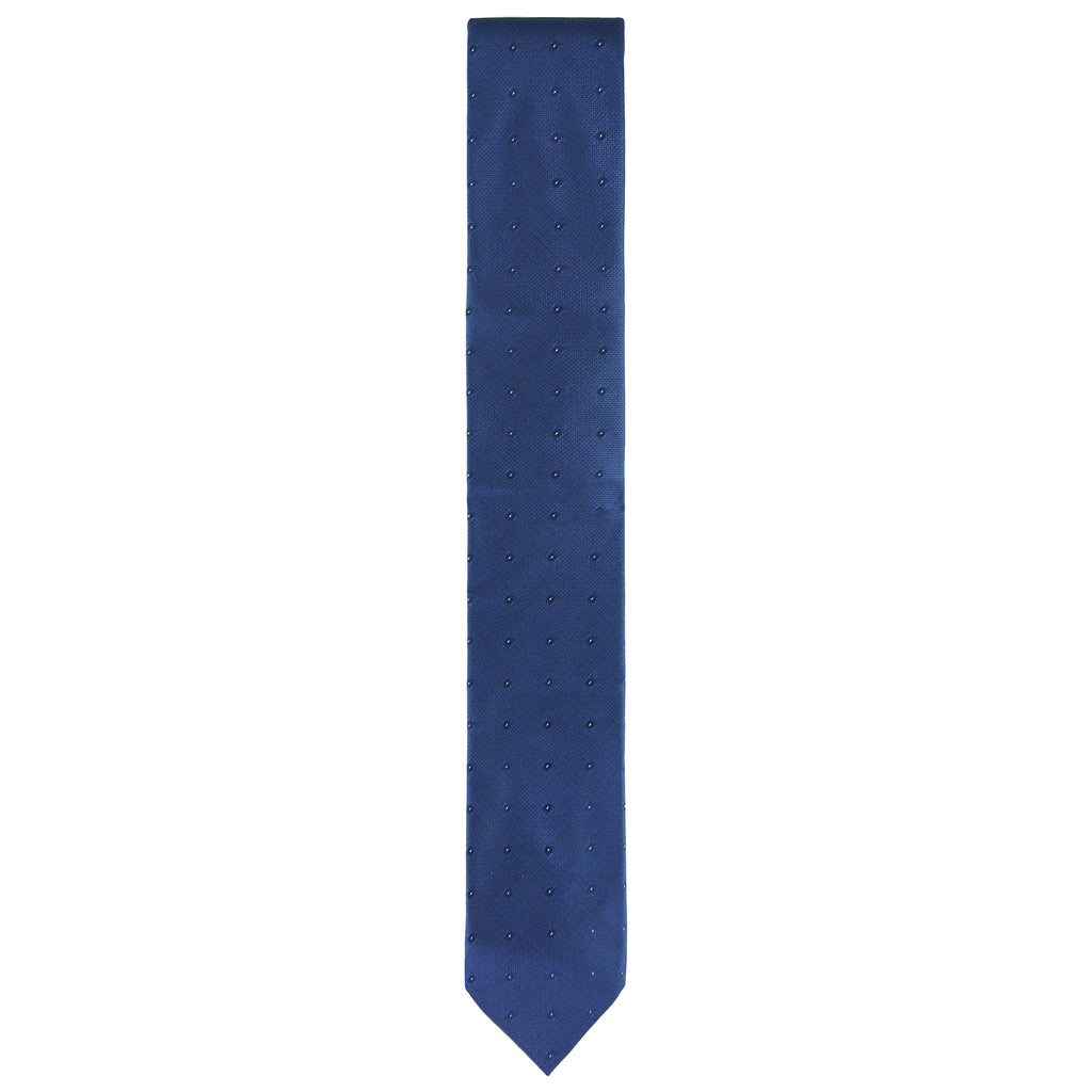 Calvin Klein Dotted Silk Mens Navy Tie