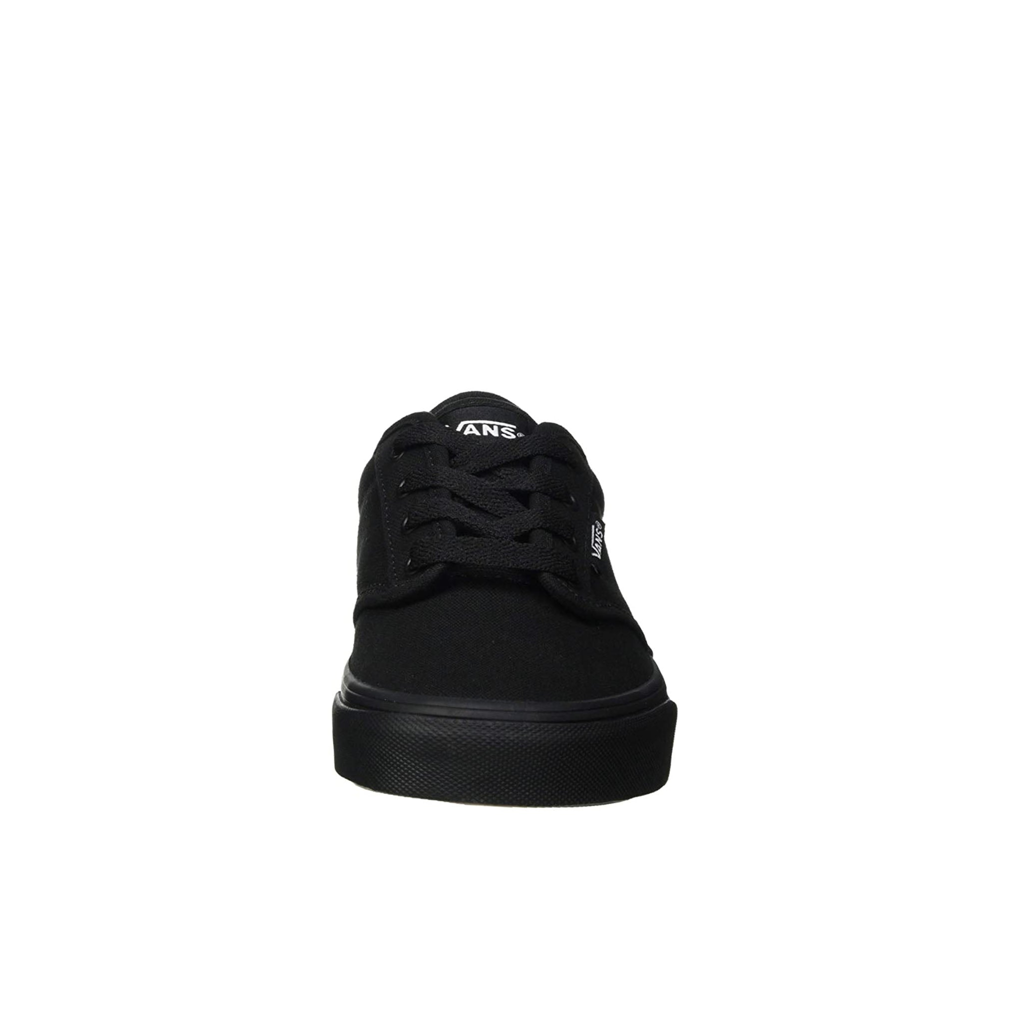 Vans Atwood Low Top Kids Black Canvas Plimsolls