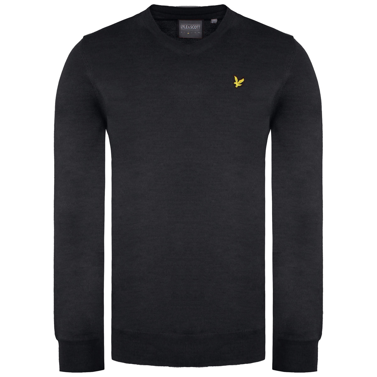 Lyle & Scott Golf Mens Black Sweater