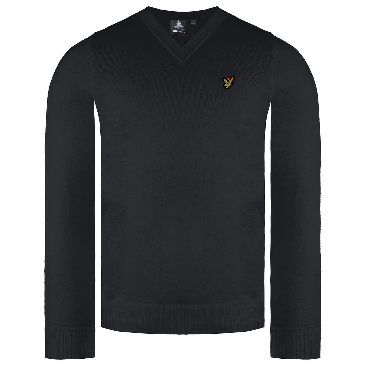 Lyle & Scott Merino Golf Mens Black Sweater