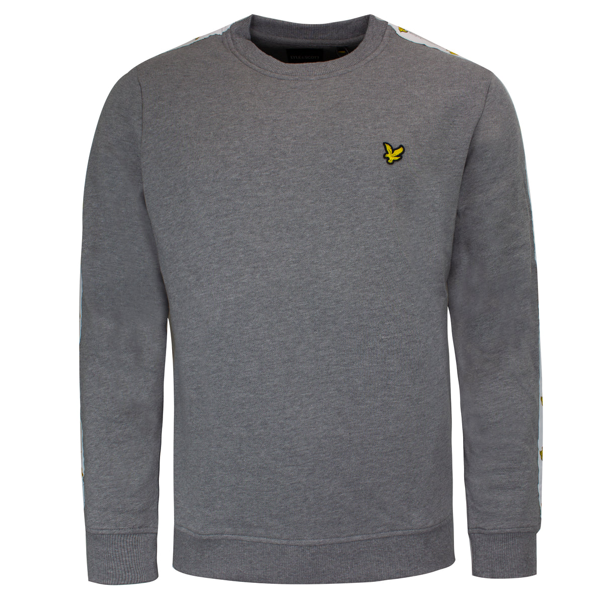 Lyle & Scott Taped Mens Grey Sweater