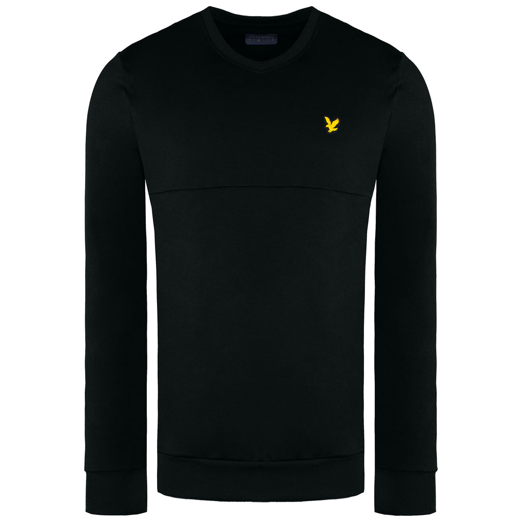 Lyle & Scott Golf Mens Black Sweater