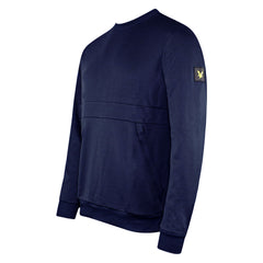 Lyle & Scott Pocket Mens Navy Sweater