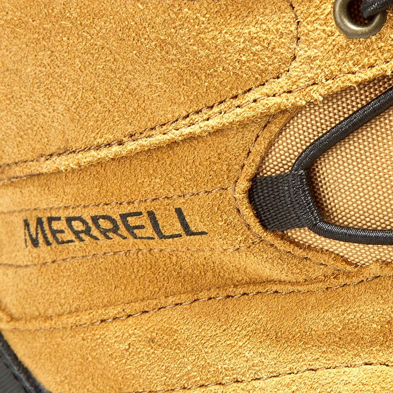 Merrell Snow Bank Waterproof Kids Brown Boots