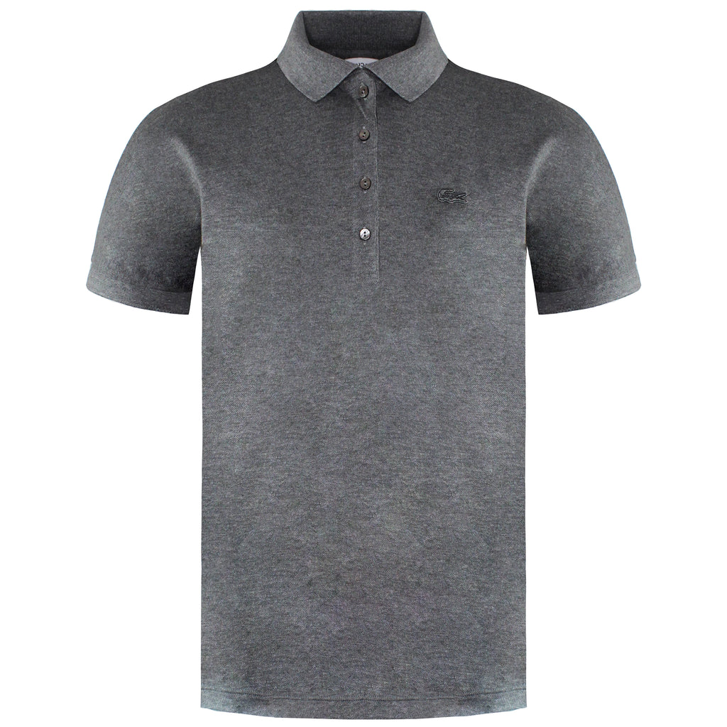 Lacoste Relaxed Fit Womens Grey Polo Shirt