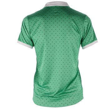 Asics Motion Dry Club Womens Green Tennis Polo Top