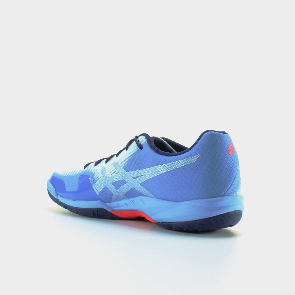 Asics Gel-Blade 6 Blue Synthetic Womens Lace Up Trainers R753N 400