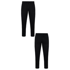 Criminal Damage Reverse Loopback Mens Black Track Pants