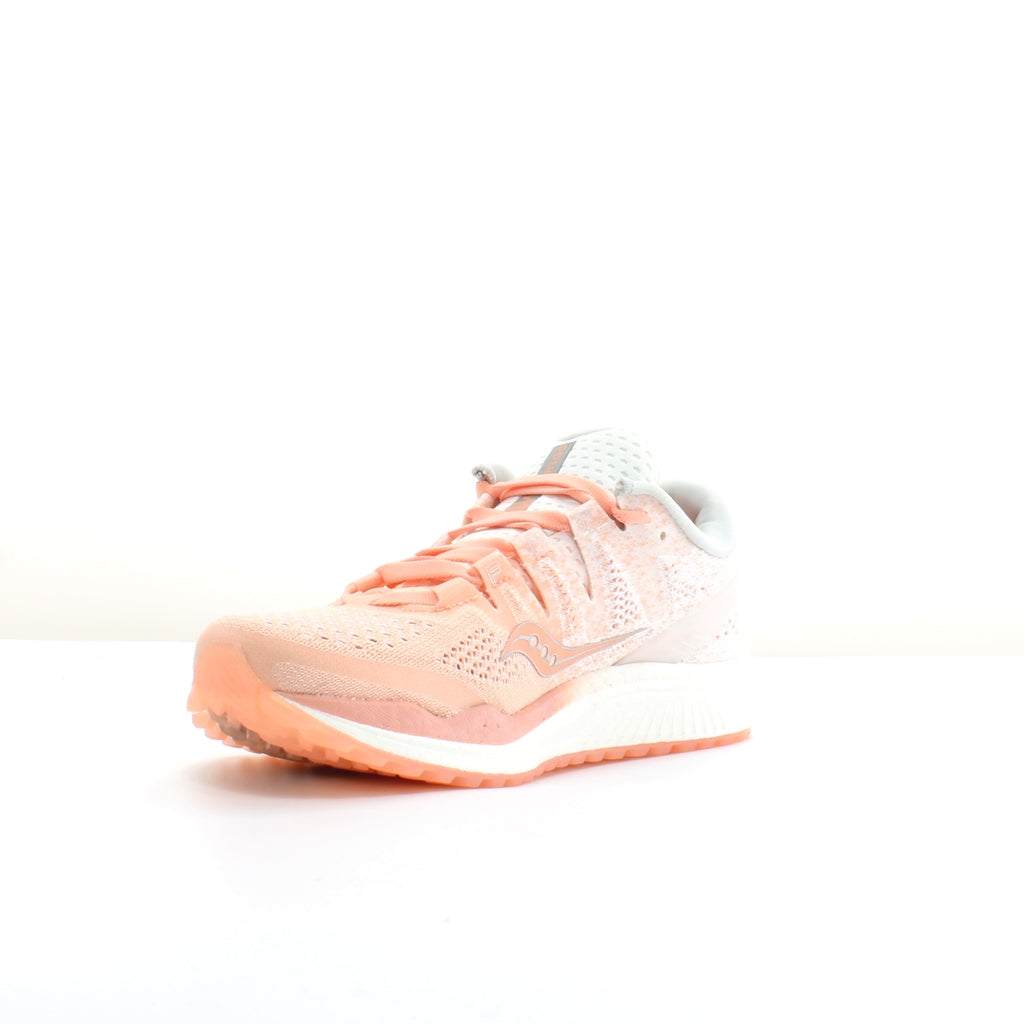 Saucony Freedom Iso 2 Peach Textile womens Lace Up Trainers S10440 37