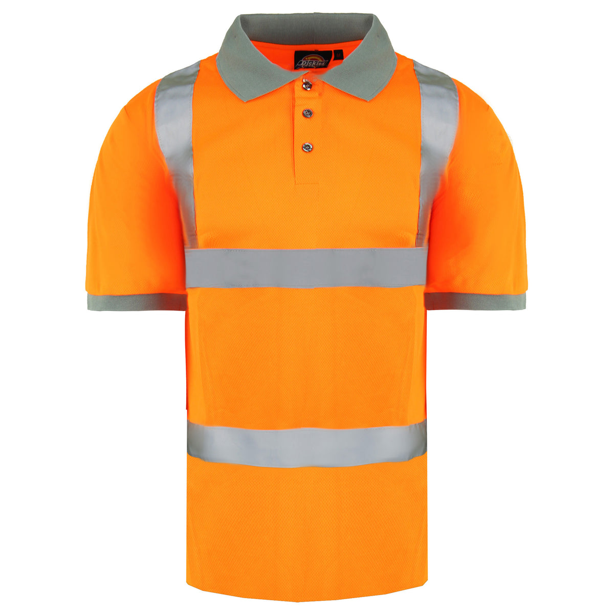 Dickies High Visibility Mens Orange Safety Polo Shirt