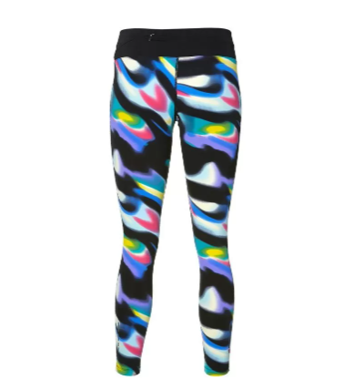 Asics Motion Dry Womens Multicoloured 7/8 Leggings