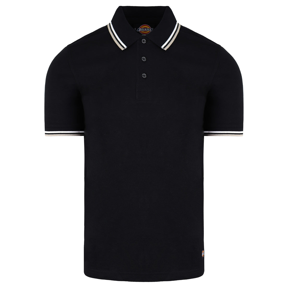 Dickies Riverton Mens Black Polo Shirt