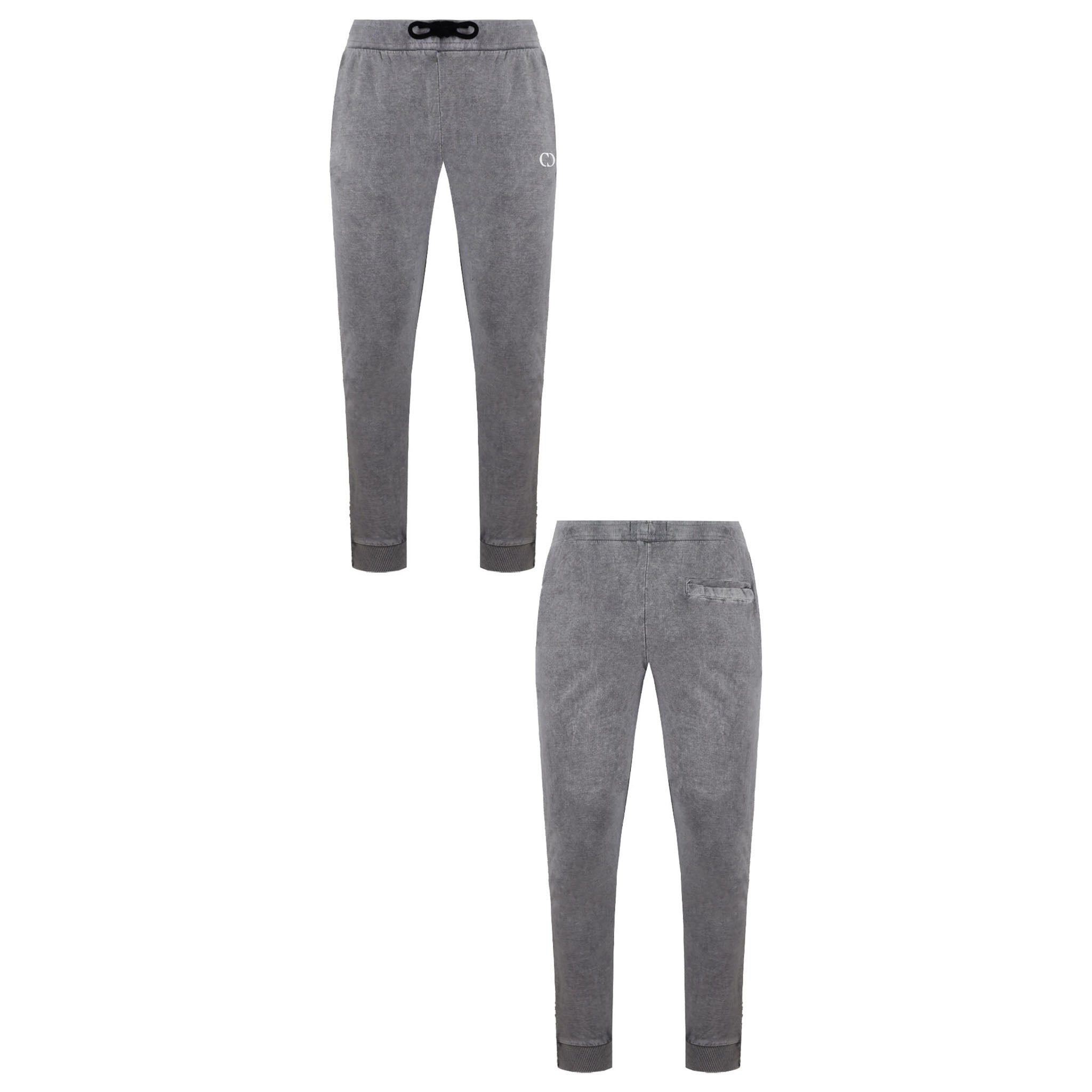 Criminal Damage Slub Mens Grey Track Pants