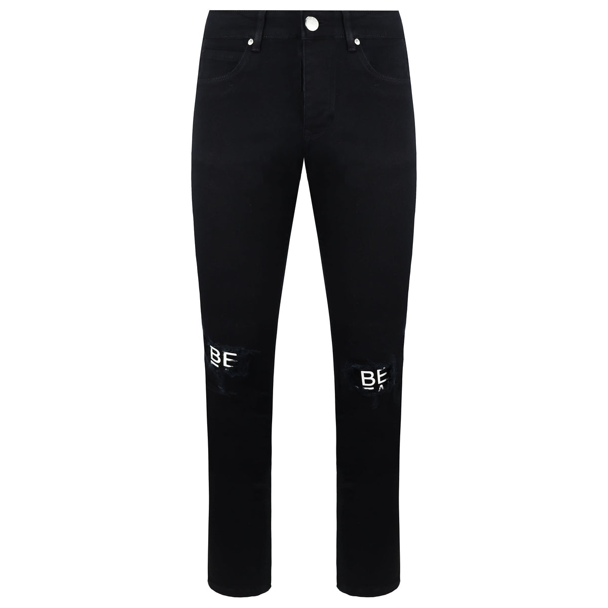 Criminal Damage Real Mens Black Jeans