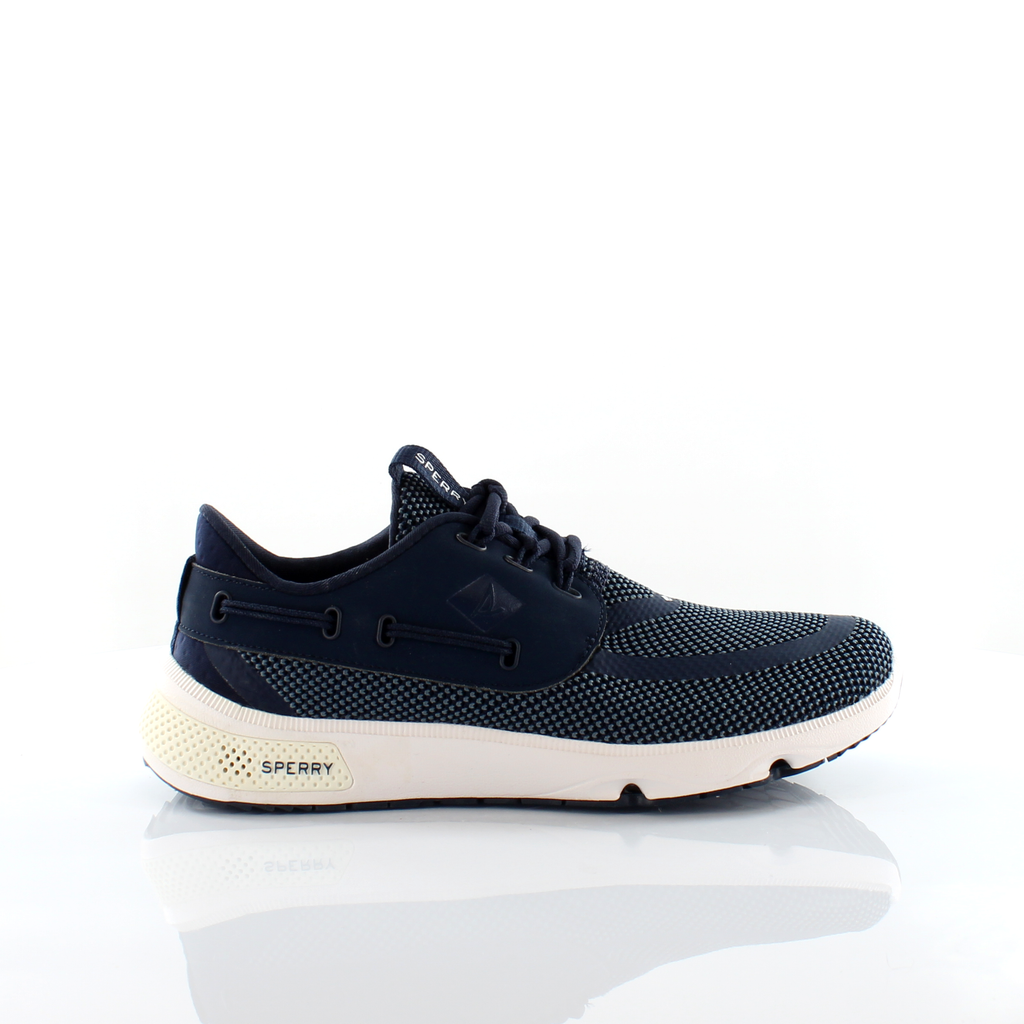 Sperry 7 Seas 3-Eye Navy Synthetic Mens Trainers STS15527