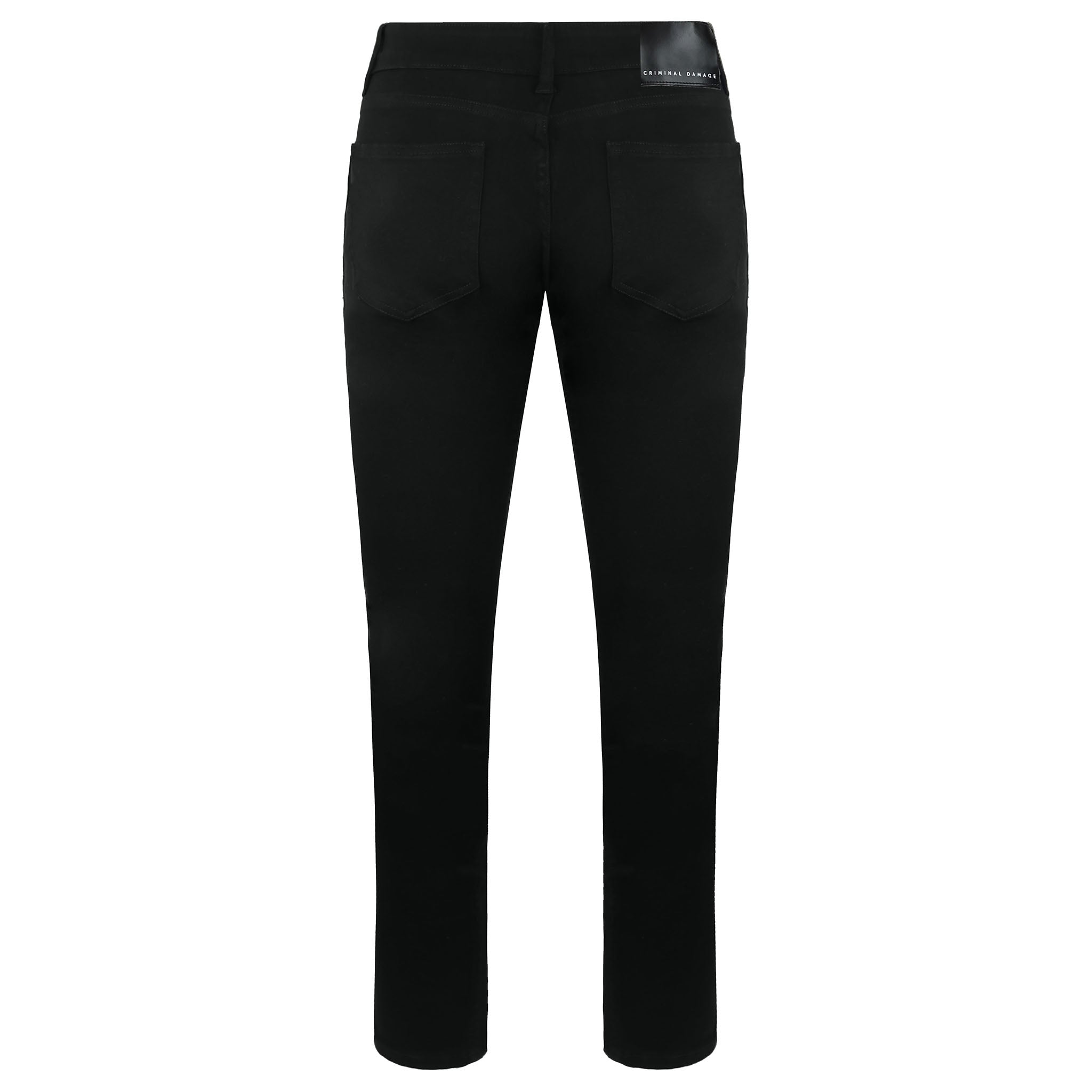 Criminal Damage Skinny Mens Black Jeans