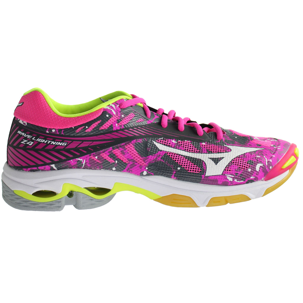 Mizuno Wave Lightning Z4 Womens Pink Volleyball Shoes