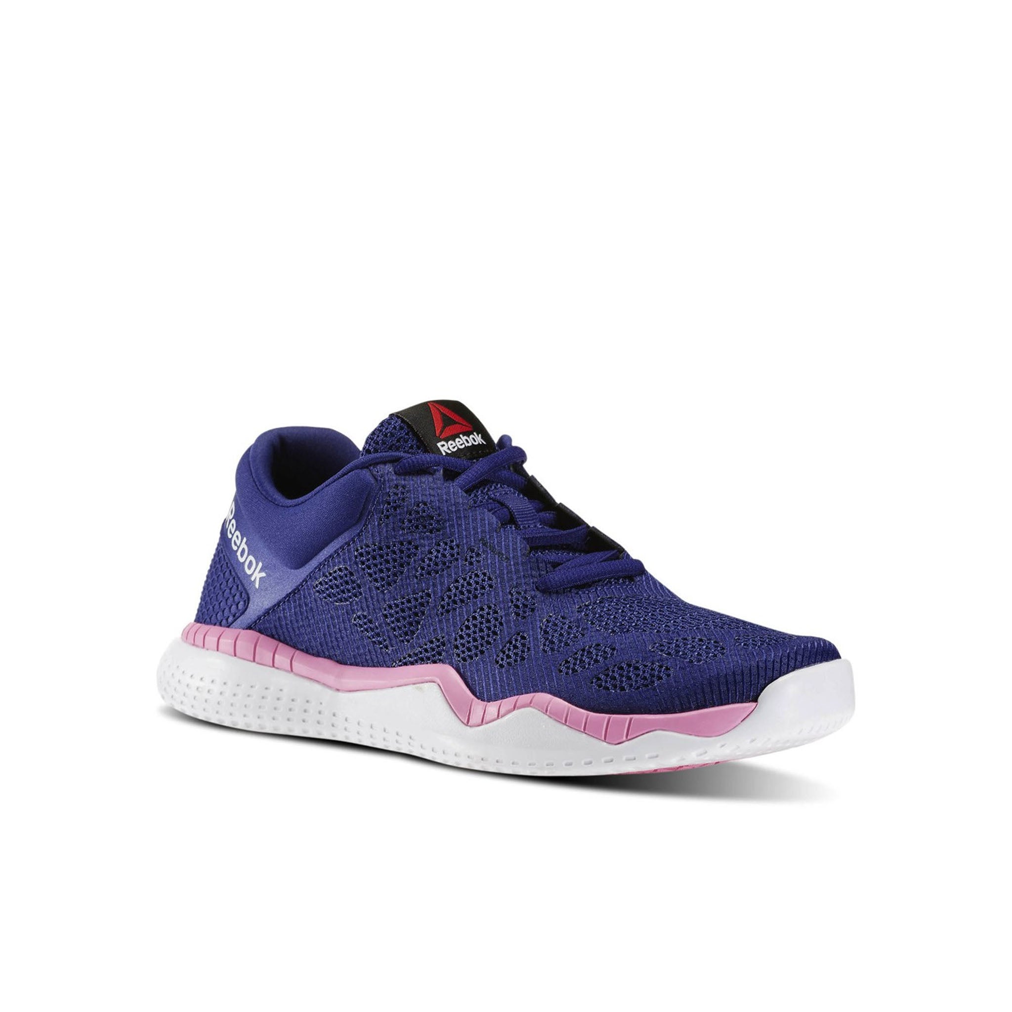 Reebok Zprint Train Lace-Up Blue Synthetic Womens Running Trainers V72198