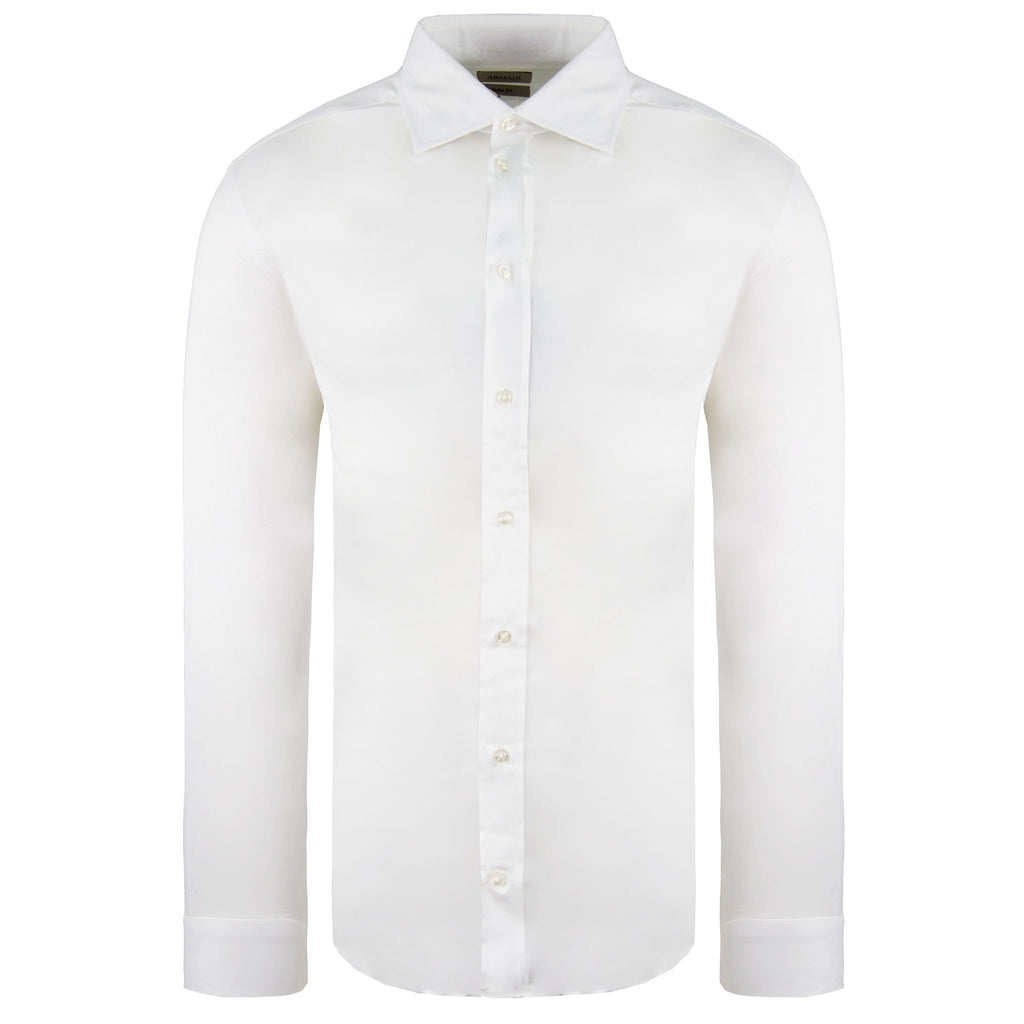 Armani Collezioni Mens White Shirt