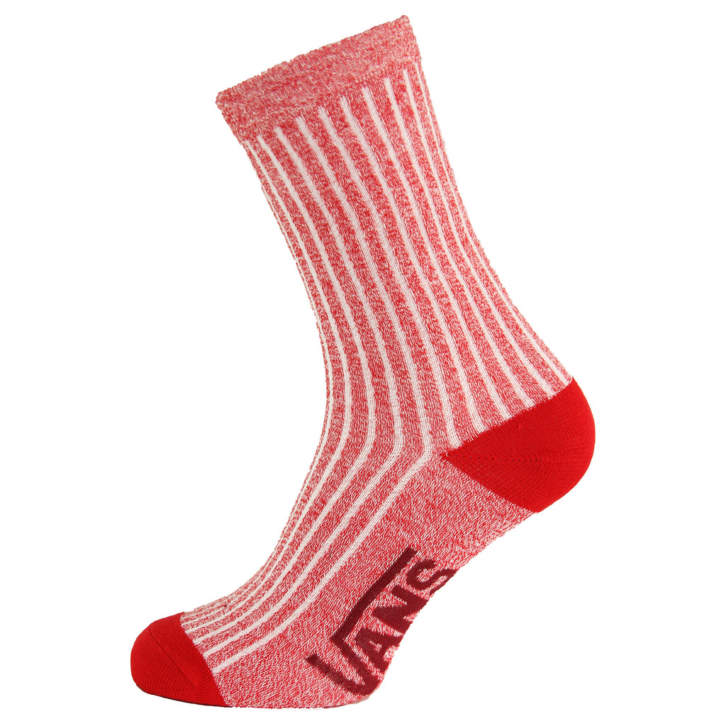 Vans Off The Wall Kids Red Crew Socks