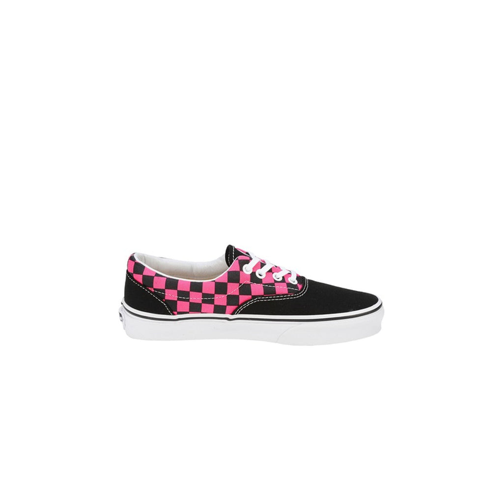 Vans Era Lace-Up Pink Canvas Womens Plimsolls W3CEB4 Black