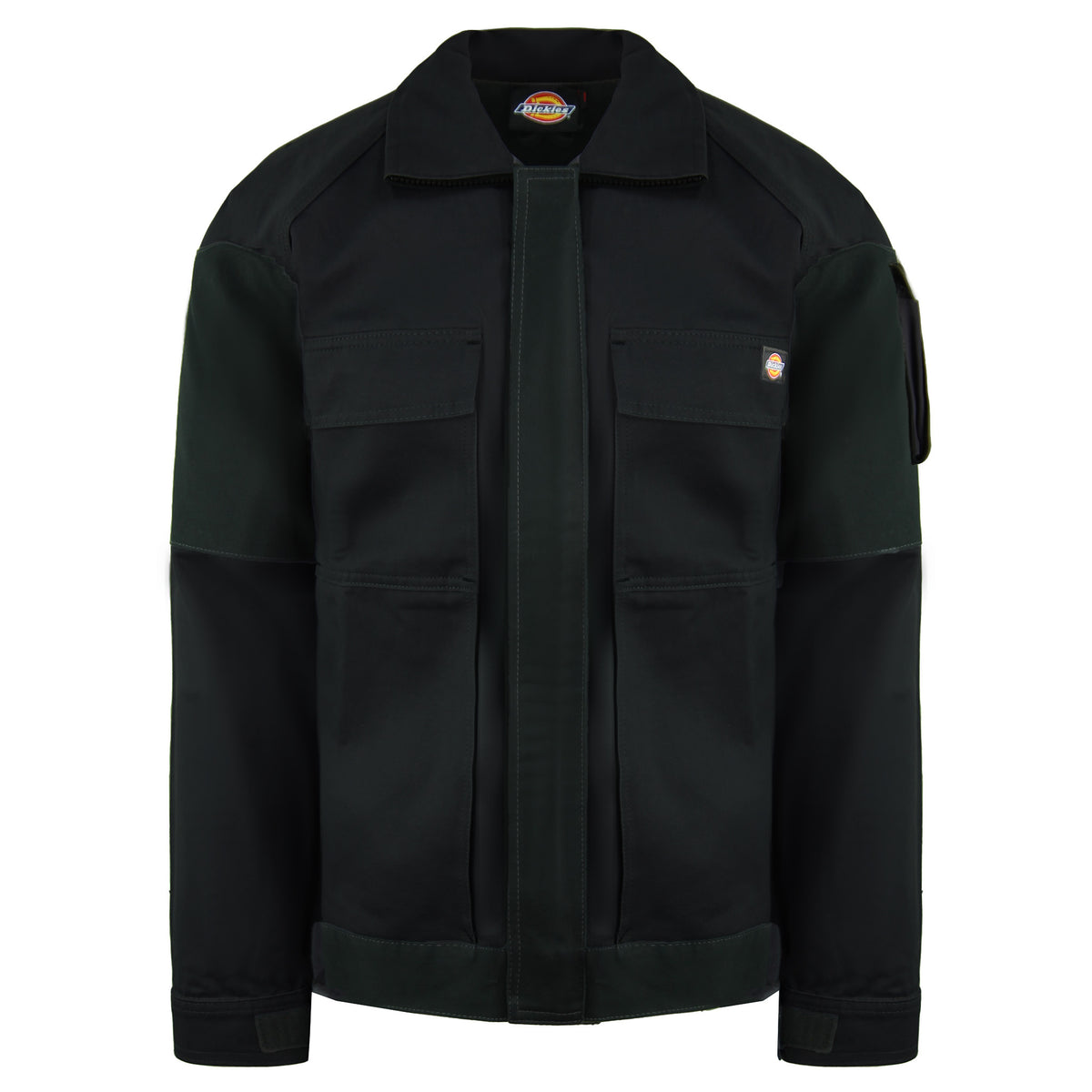 Dickies Grafter Duo Tone Mens Black Work Wear Jacket