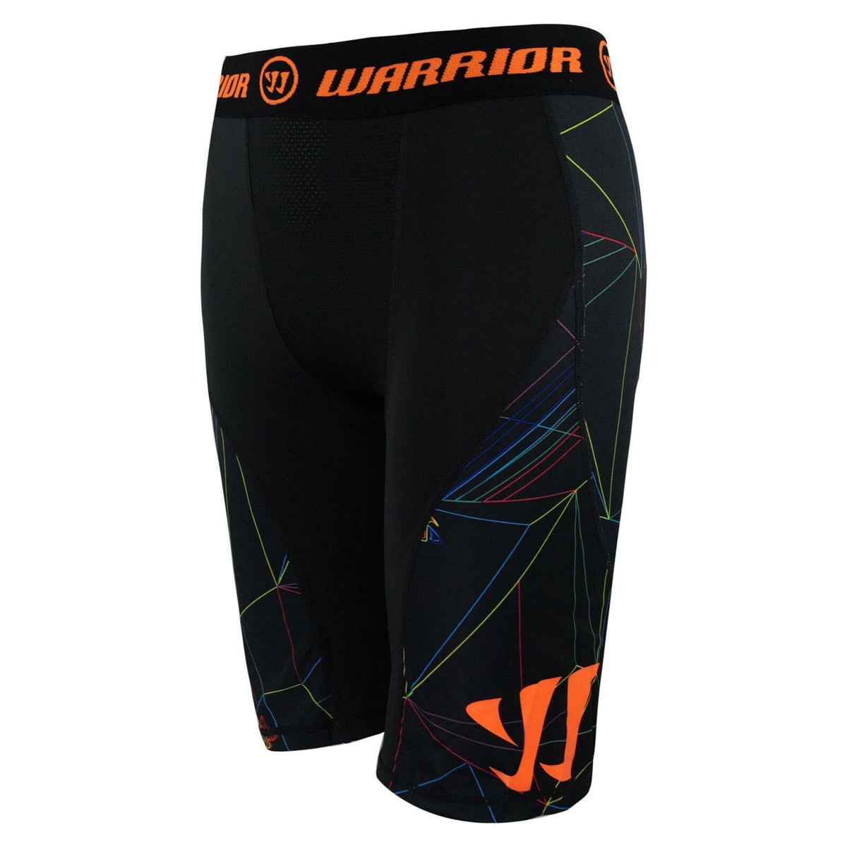 Warrior Stretch Black Orange Mens Training Running Baselayers