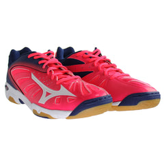 Mizuno Indoor Wave Volcano Womens Pink Handball Shoes