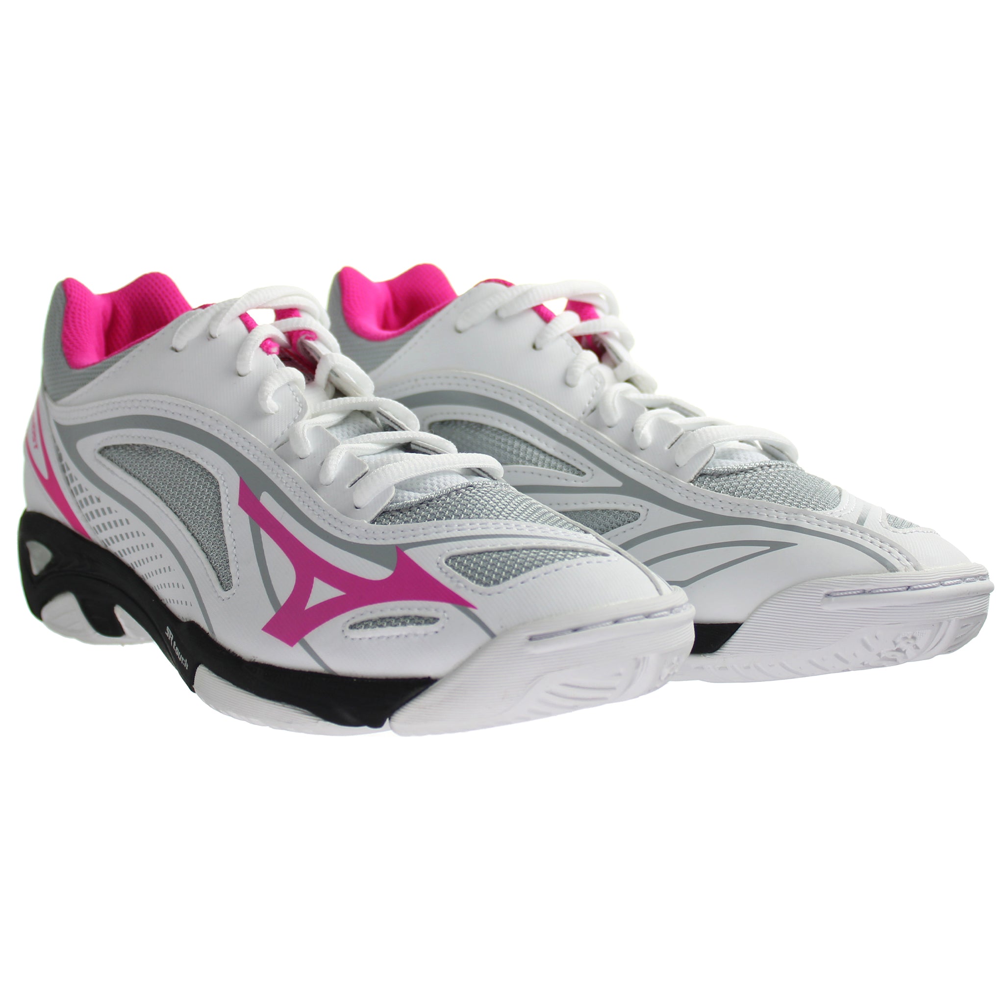 Mizuno Indoor Wave Ghost Womens White Handball Shoes