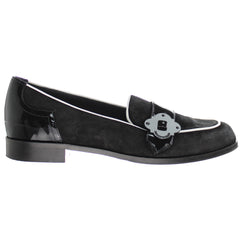 Emporio Armani Mocassino Womens Black Shoes