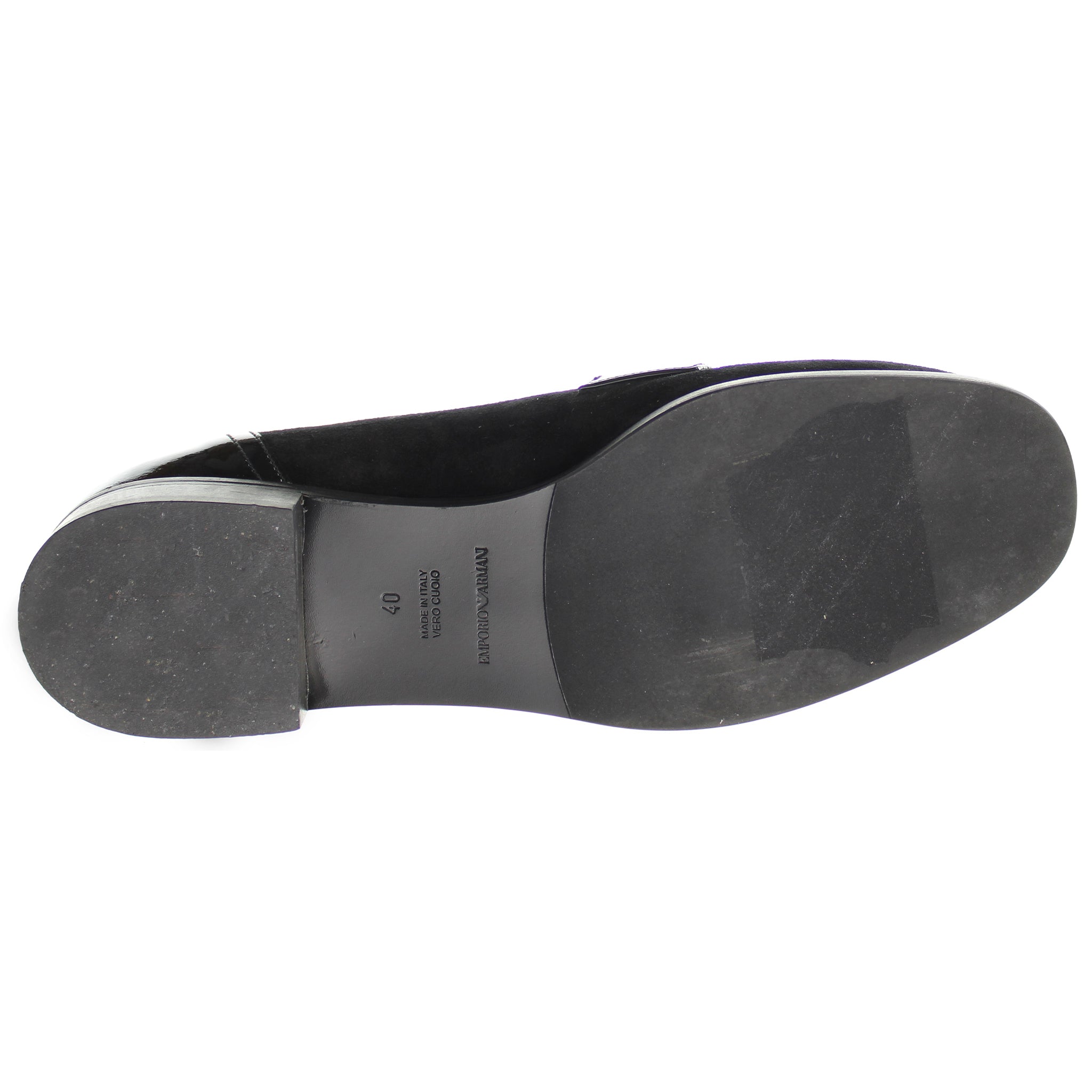 Emporio Armani Mocassino Womens Black Shoes