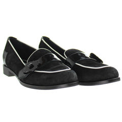 Emporio Armani Mocassino Womens Black Shoes