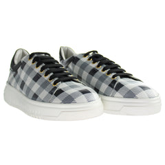 Emporio Armani Checkered Mens Black/White Trainers