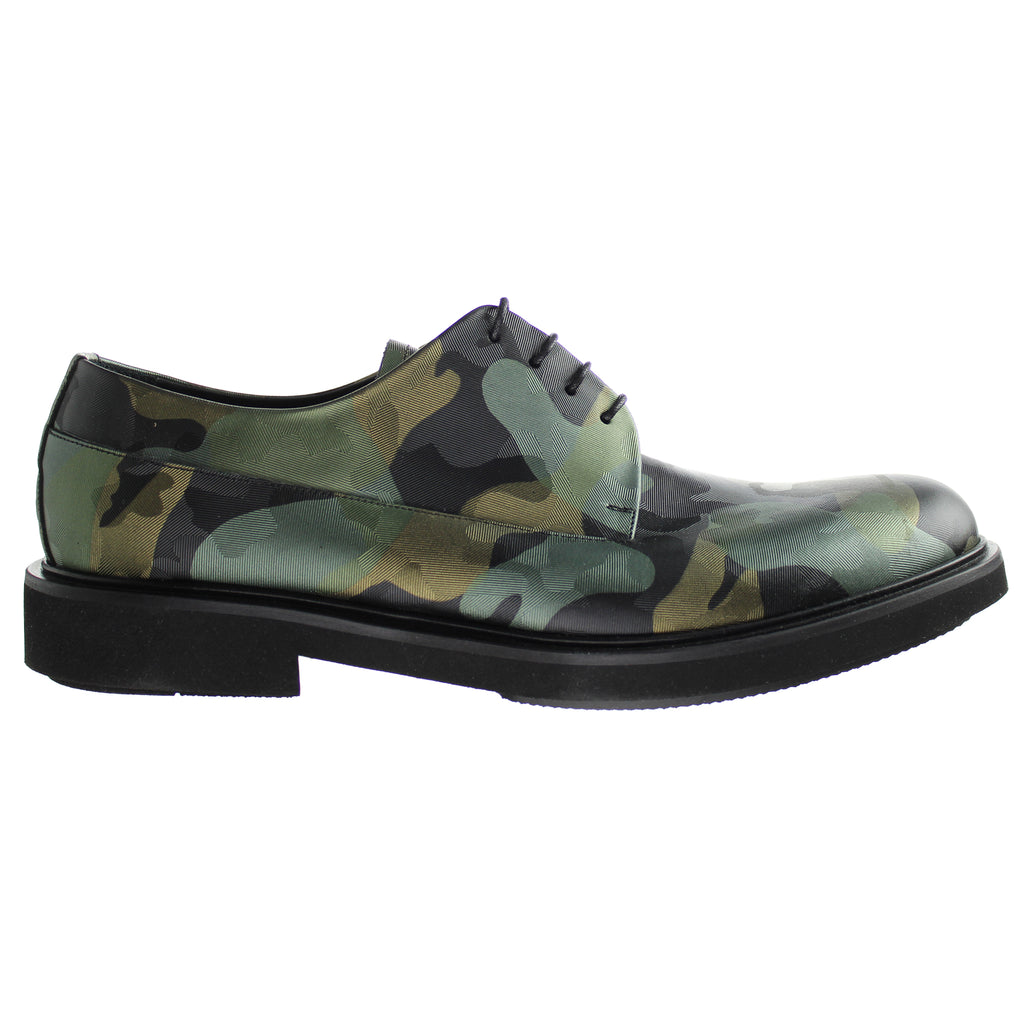 Emporio Armani Camo Mens Green Shoes