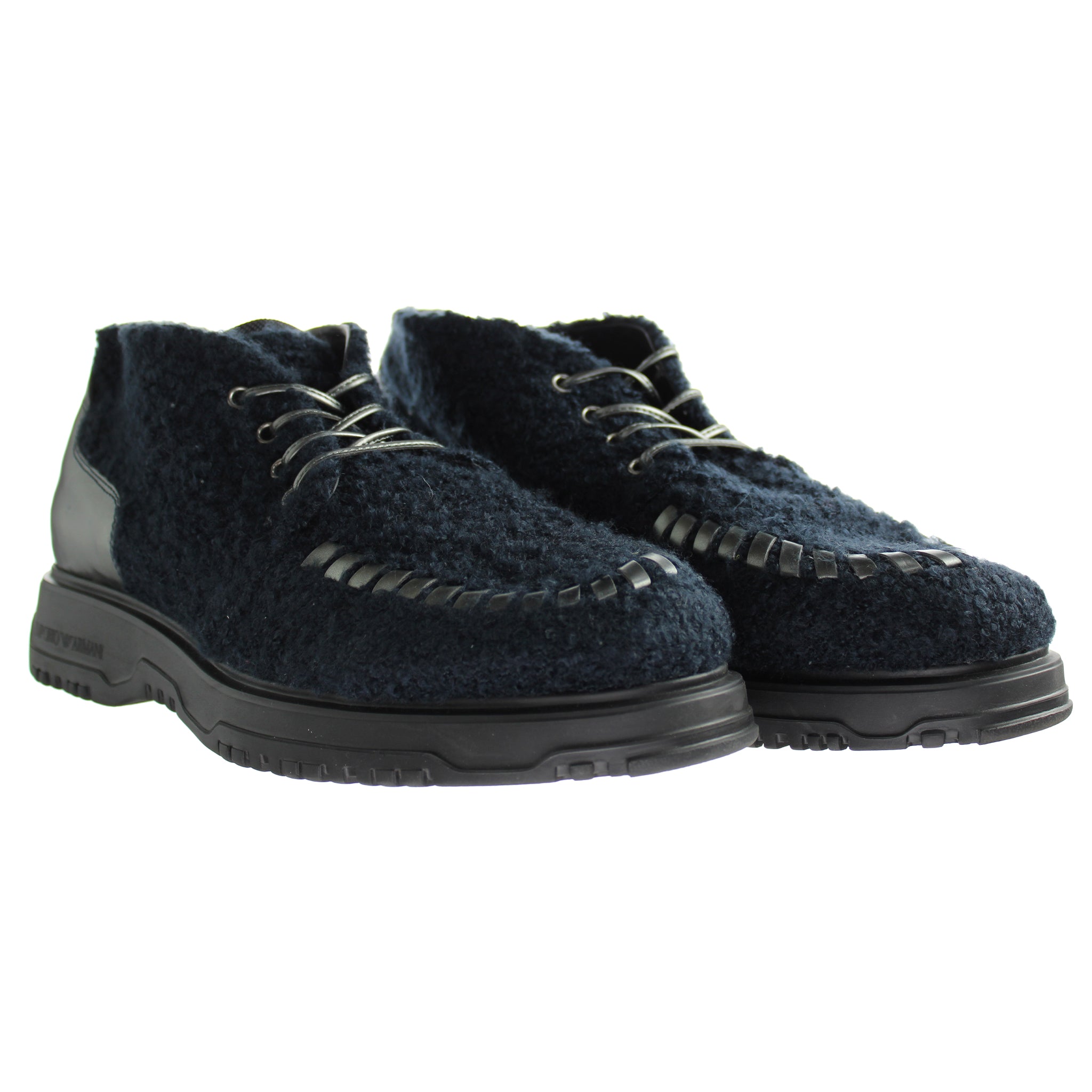 Emporio Armani Ankle Mens Navy Boots