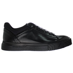 Emporio Armani Womens Black Trainers