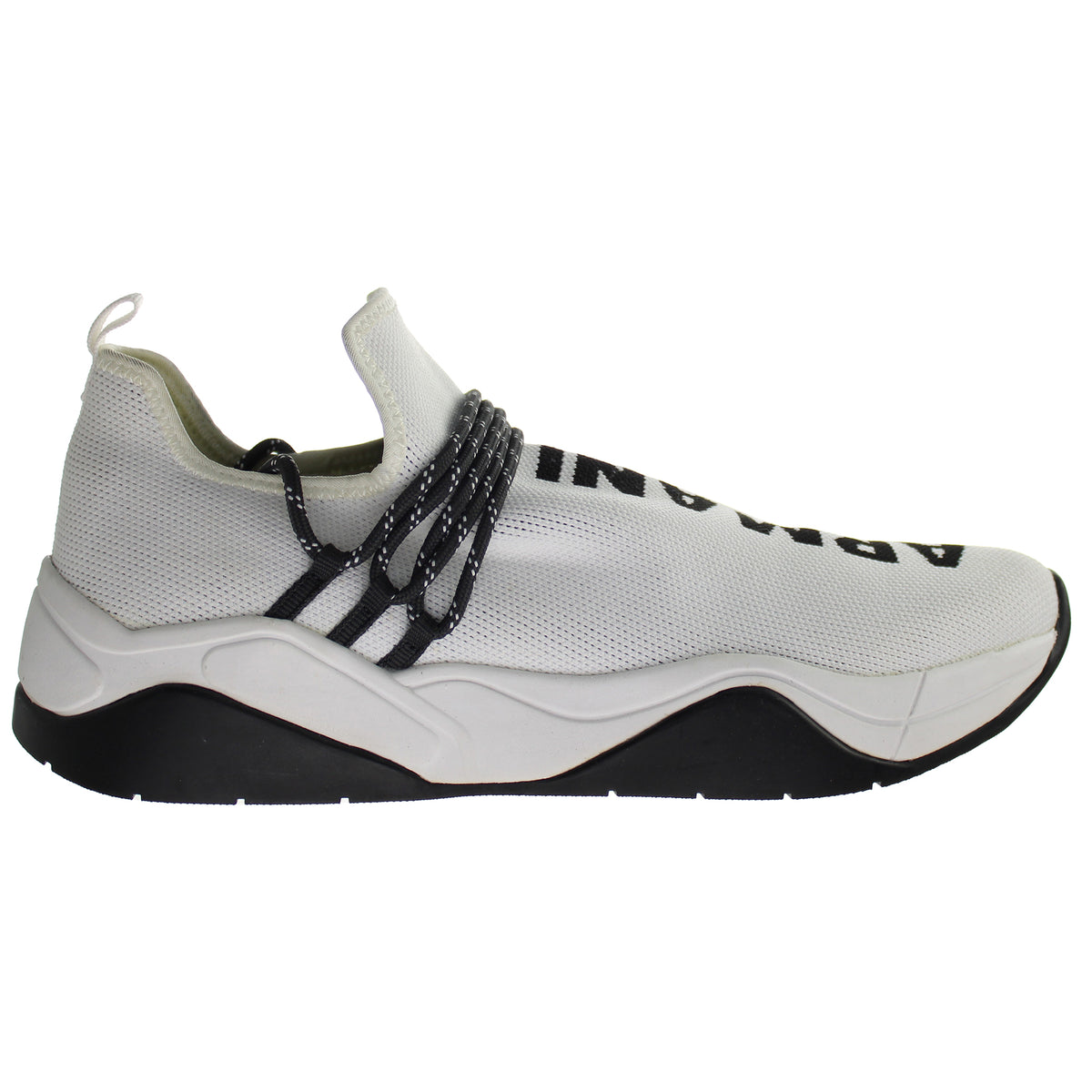 Armani Exchange Knit Womens Melange White Trainers