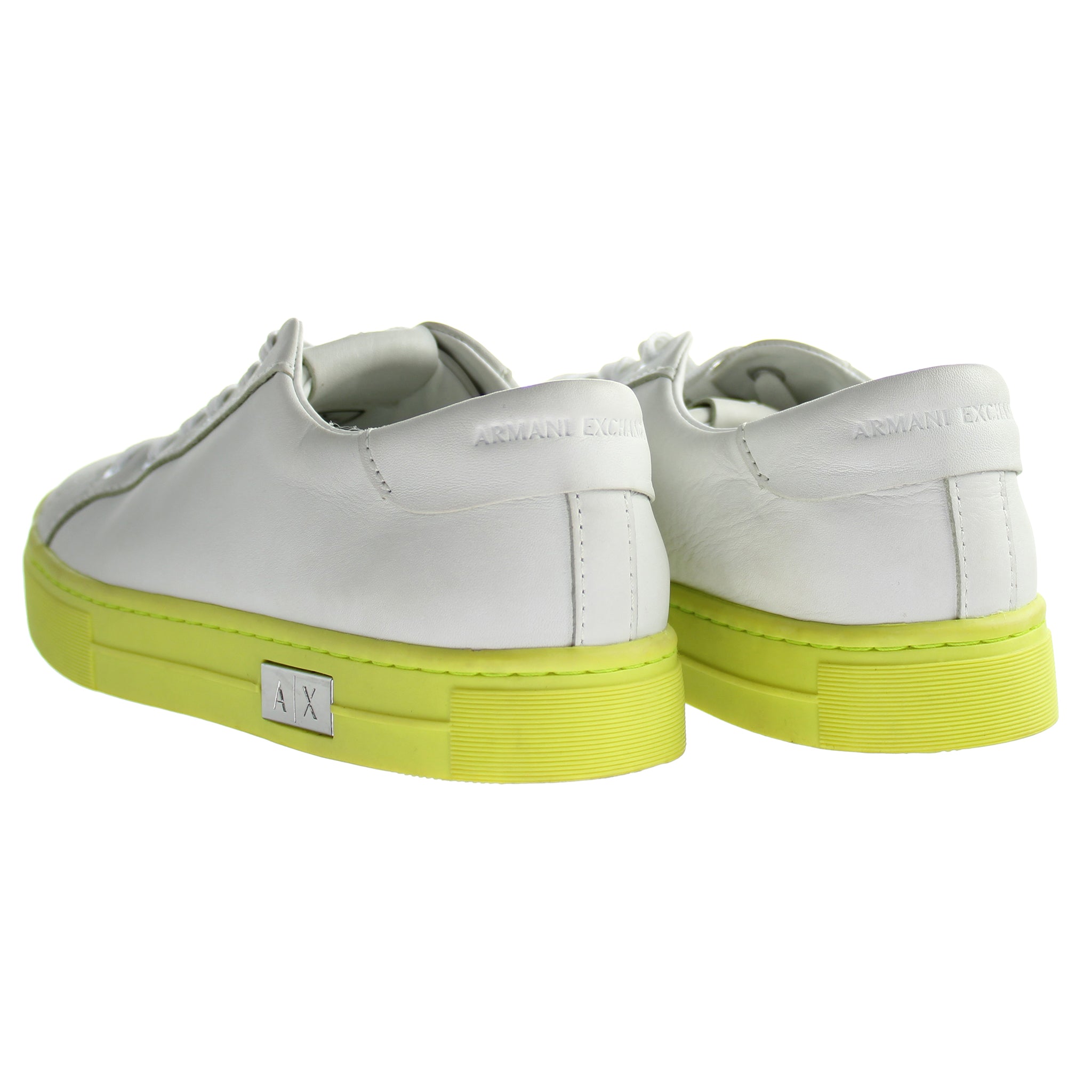 Armani Exchange Womens Off White Trainers