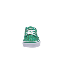 Vans Atwood Lace-Up Green Canvas Kids Plimsolls ZNRFDN