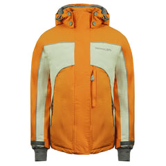 Trespass Long Sleeve Zip Up Waterproof Orange Junior Jacket ZY4023 MANDARIN